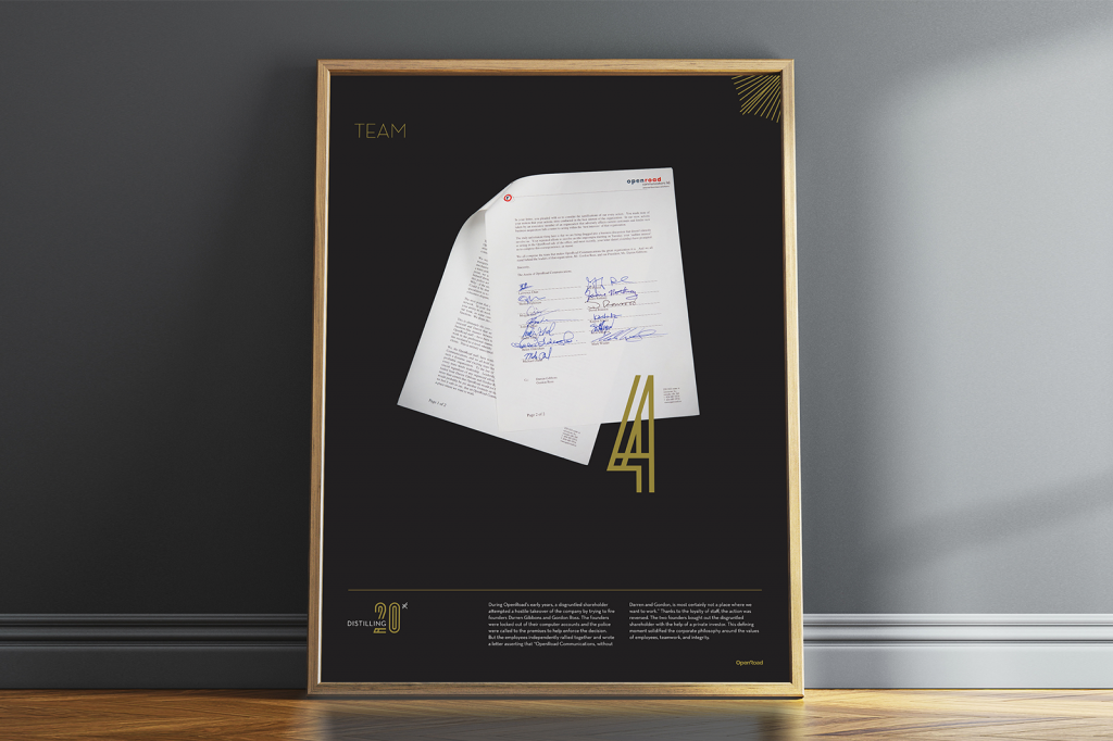 Image of Framed Horizon Interactive Awards paper