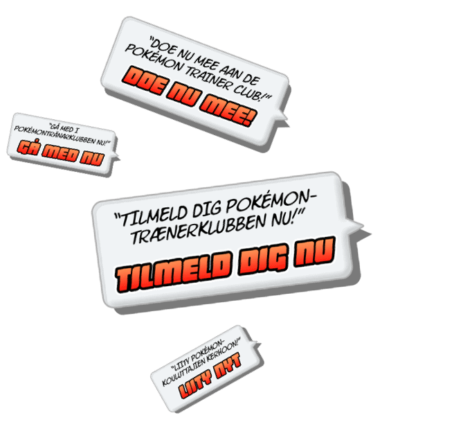 Pokemon Translations in speech bubbles