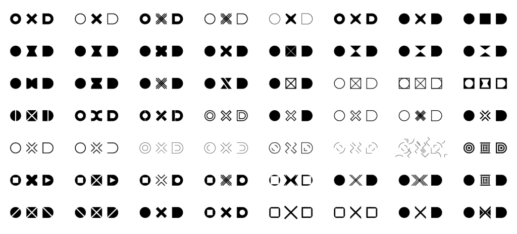 Image of OXD's rebranded logo concepts