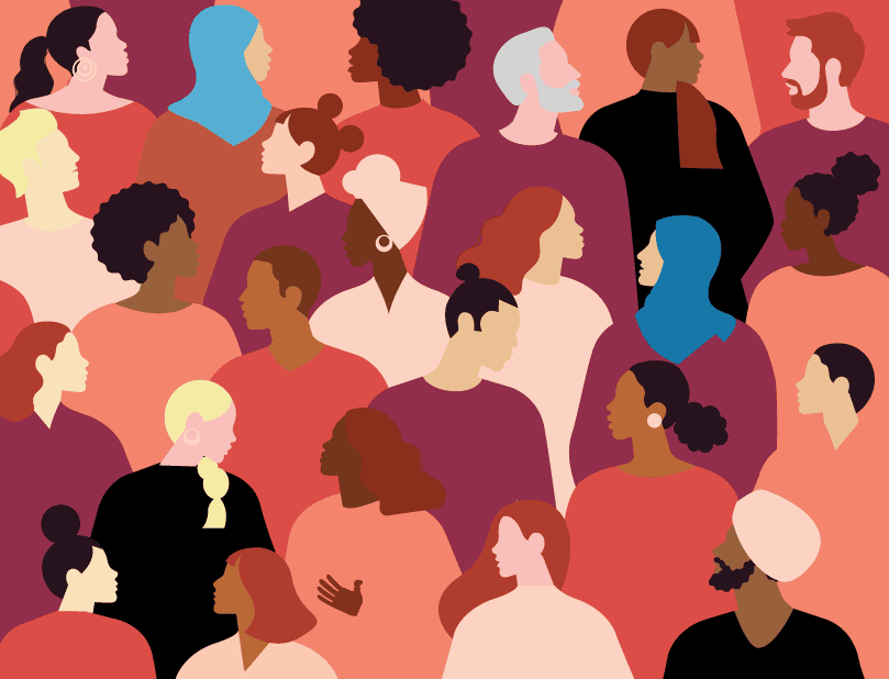 OXD Illustration representing an inclusive workplace
