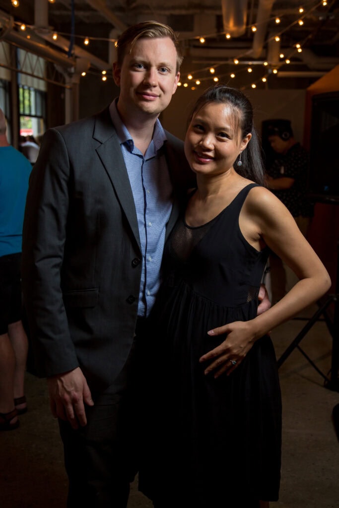 Photo of a staff couple