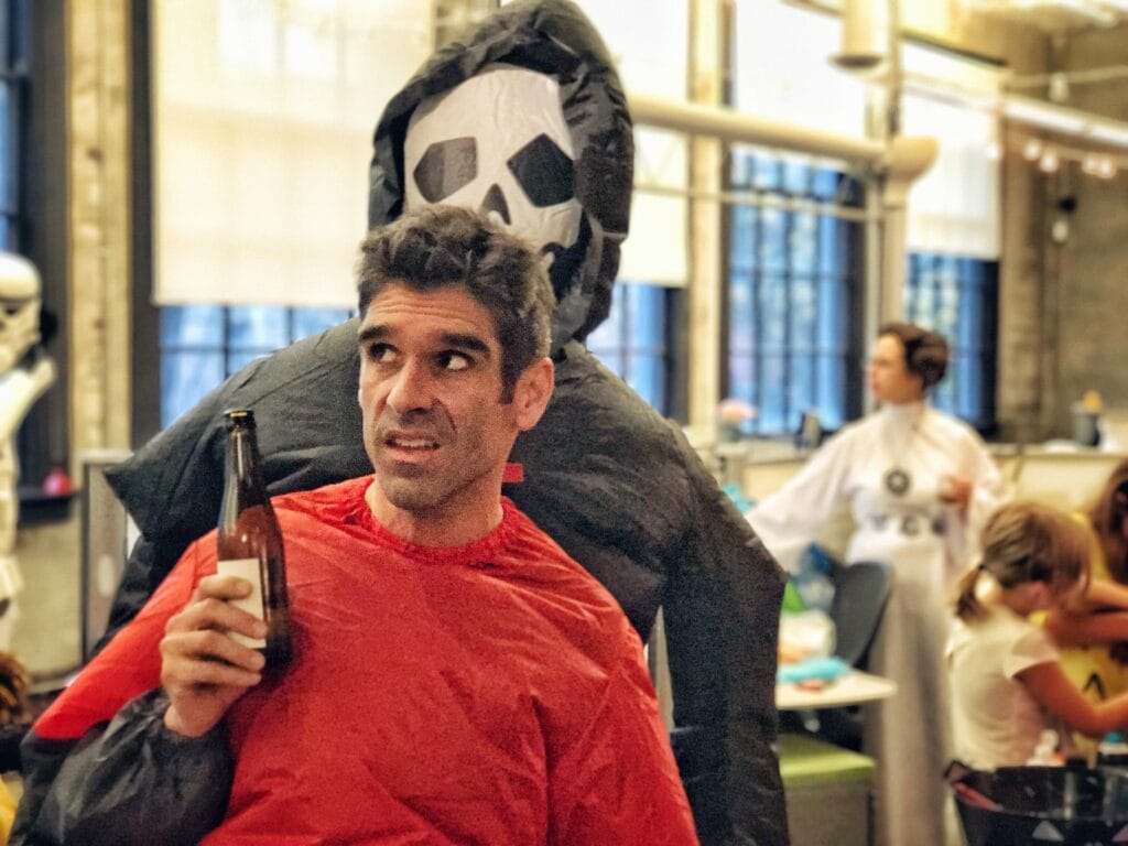 Photo of Gord Ross at Halloween