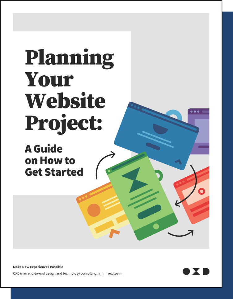 Image for Digital Products and Services main page showing Website Planning Guide cover