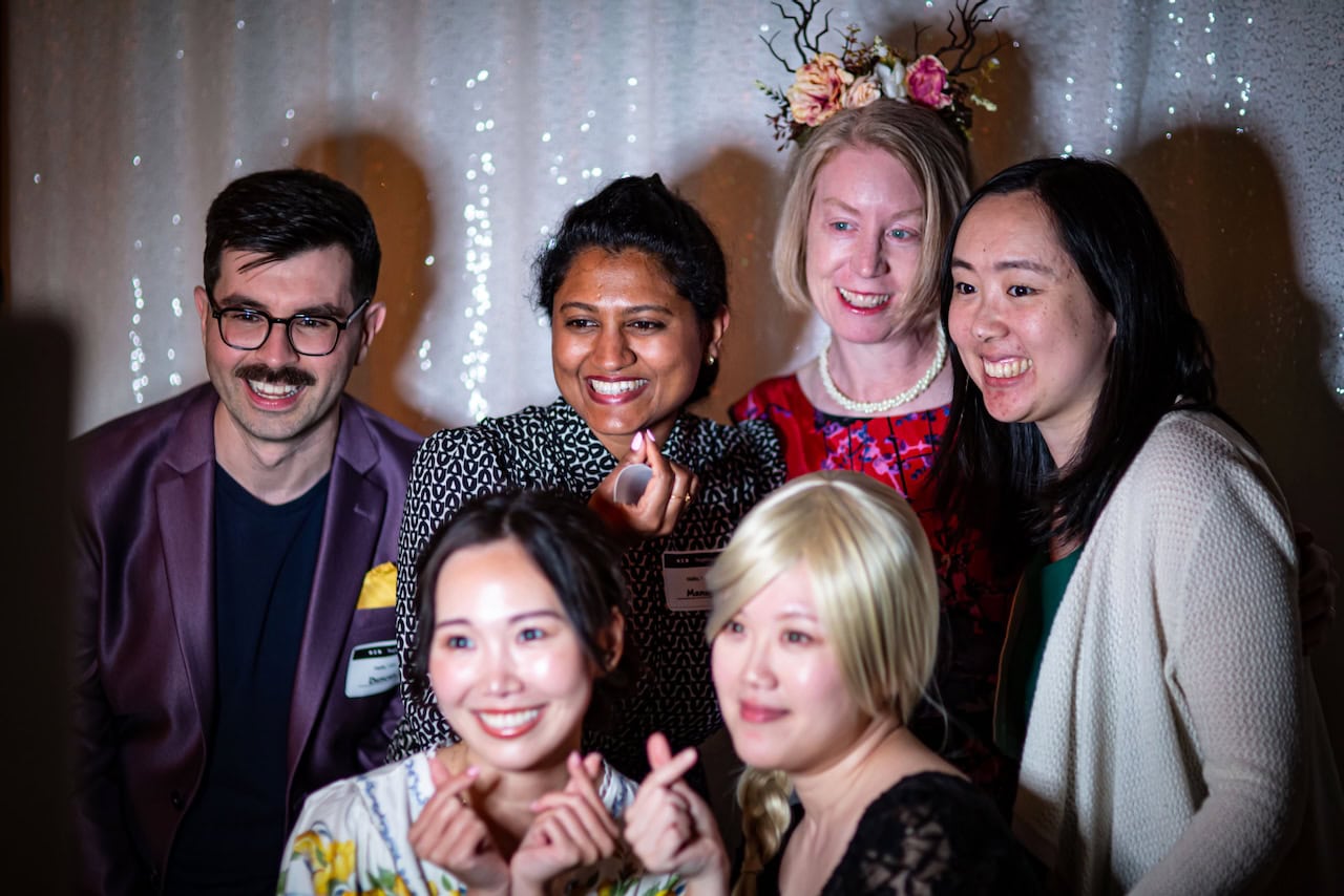 Clockwise: Duncan, Manuji, Jane, Amanda,Winnie, Ayumi, OXD