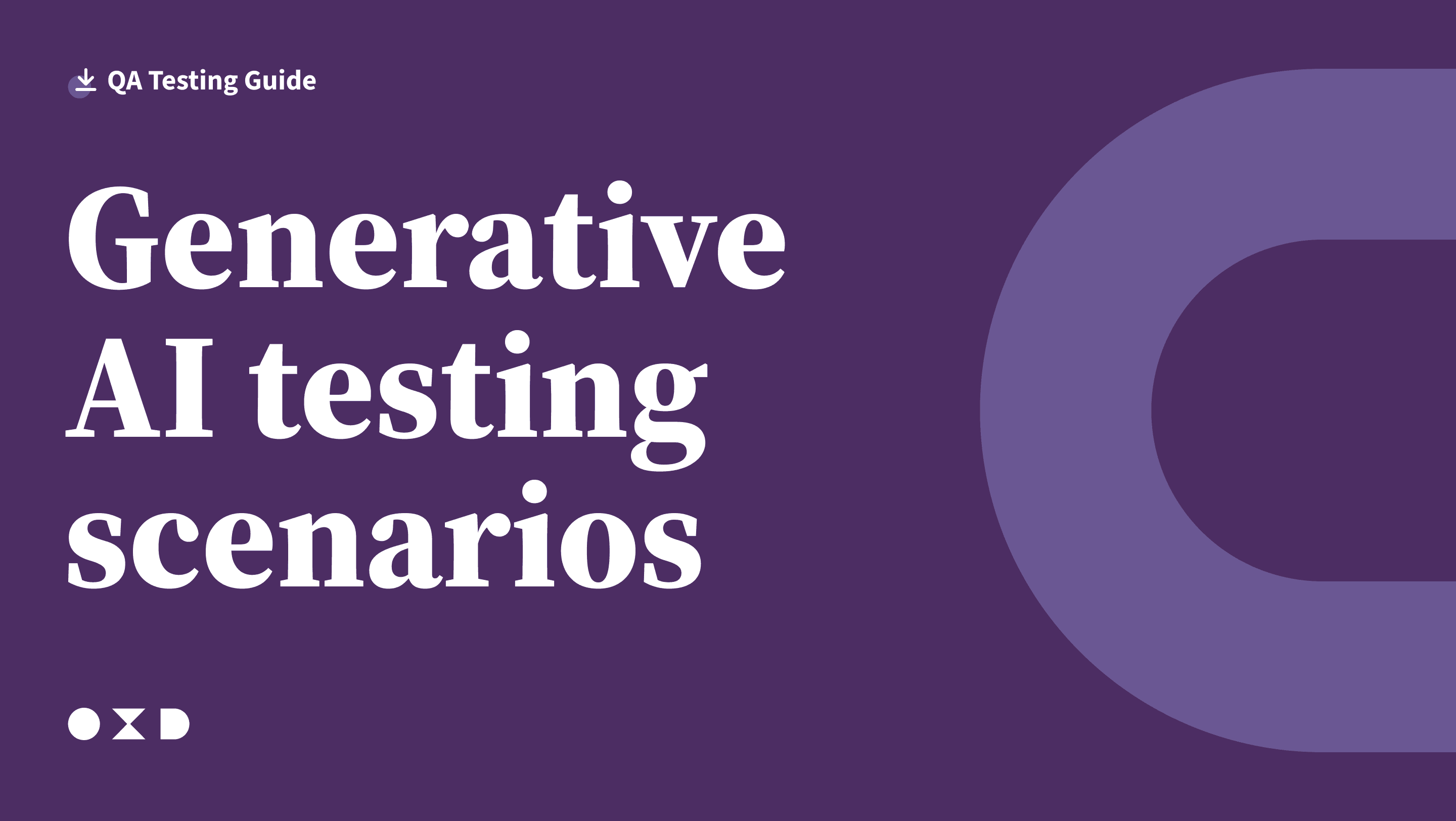 Resources Generative AI Testing Scenarios Hero